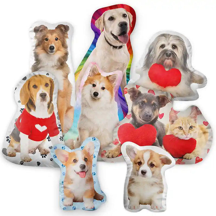 Personalized Pet Pillow Shaped Looks Like Your Dog Cat Picture