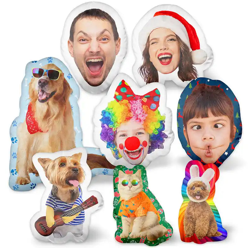 Personalized Pet Pillow Shaped Looks Like Your Dog Cat Picture