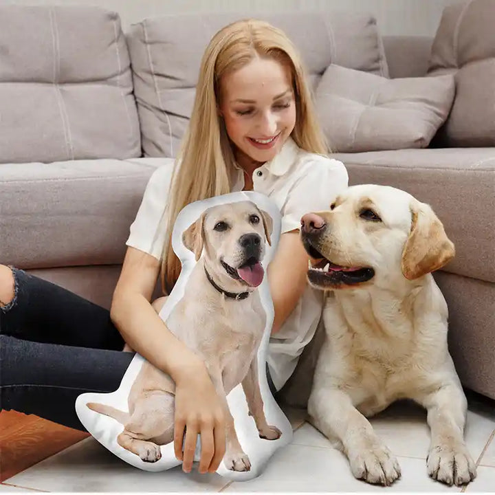 Personalized Pet Pillow Shaped Looks Like Your Dog Cat Picture