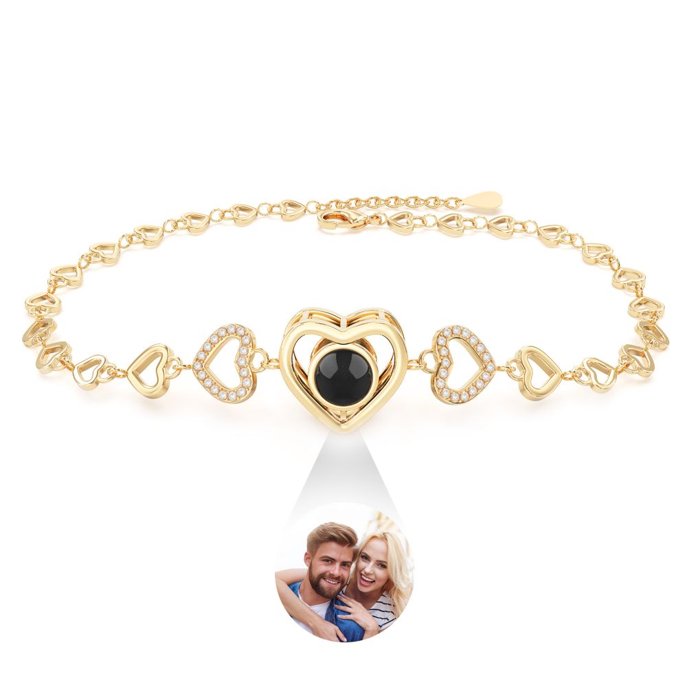 Personalized Soulshine Heart Projection Bracelet