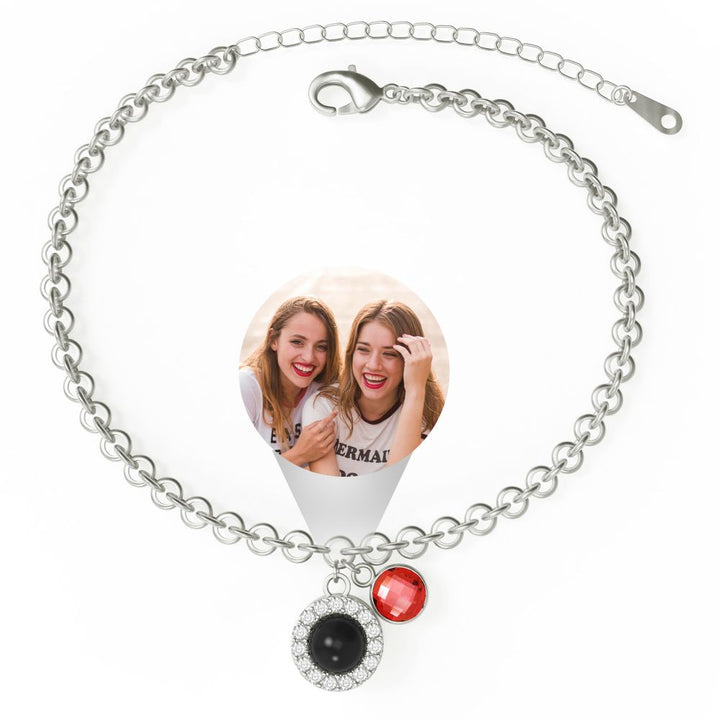 Personalized Birthstone Pendants Projection Bracelet