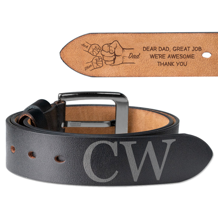 Easycosy Personalized Leather Belt（Made in USA）