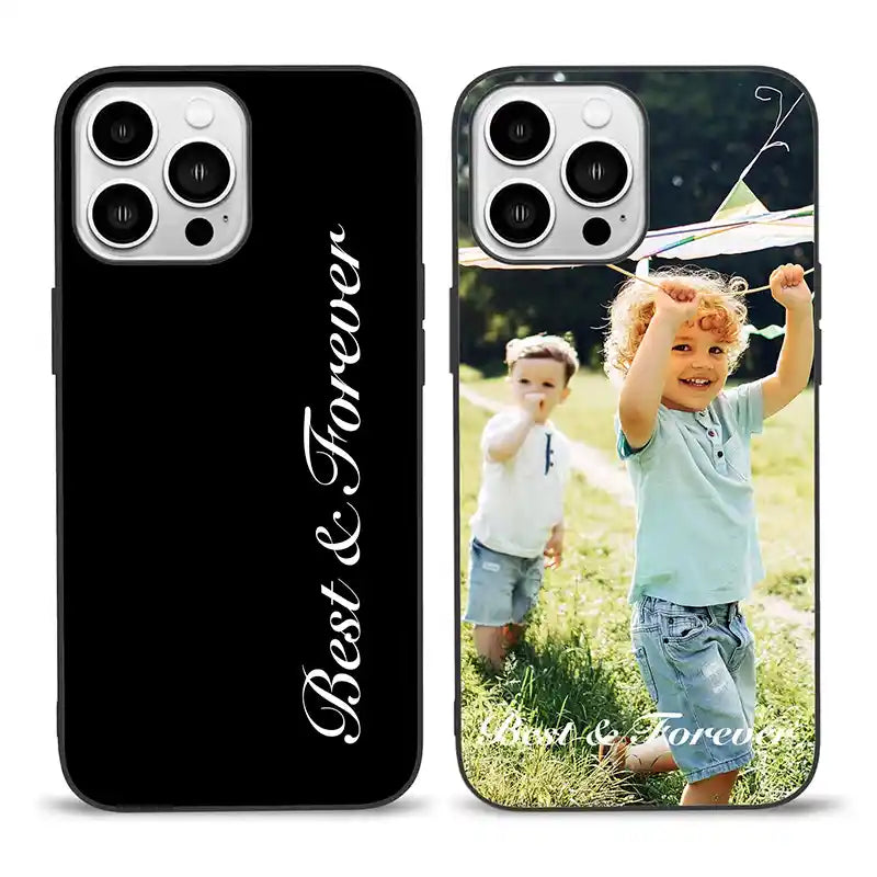 Custom Full Photo Text iPhone Case