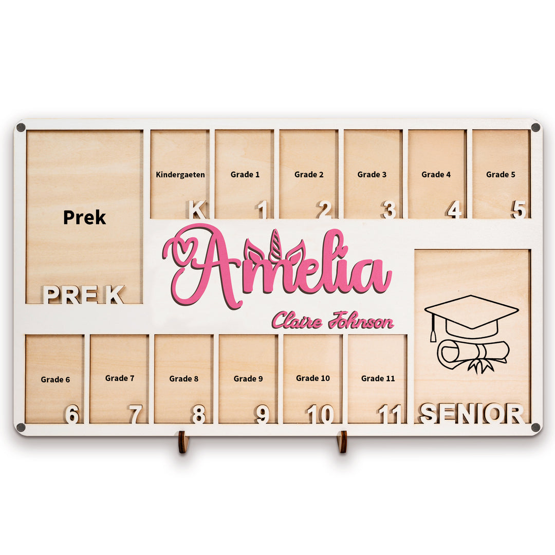 Easycosy  K-12 School Picture Frame Custom Wooden Frame-1