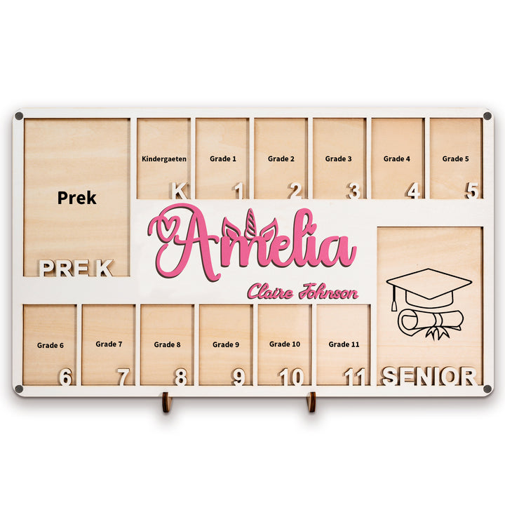 Easycosy  K-12 School Picture Frame Custom Wooden Frame-1