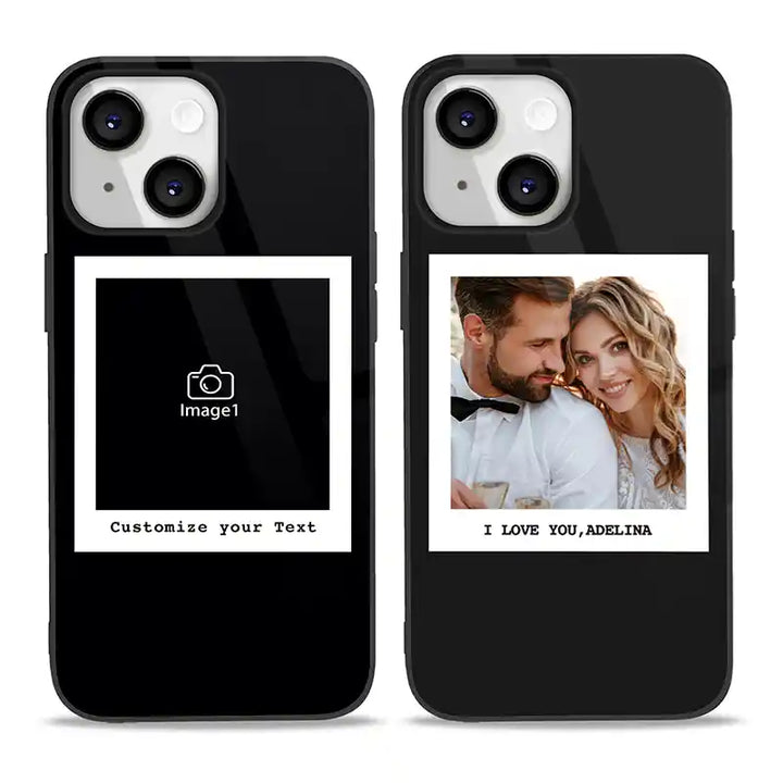 Custom Photo Text iPhone Case