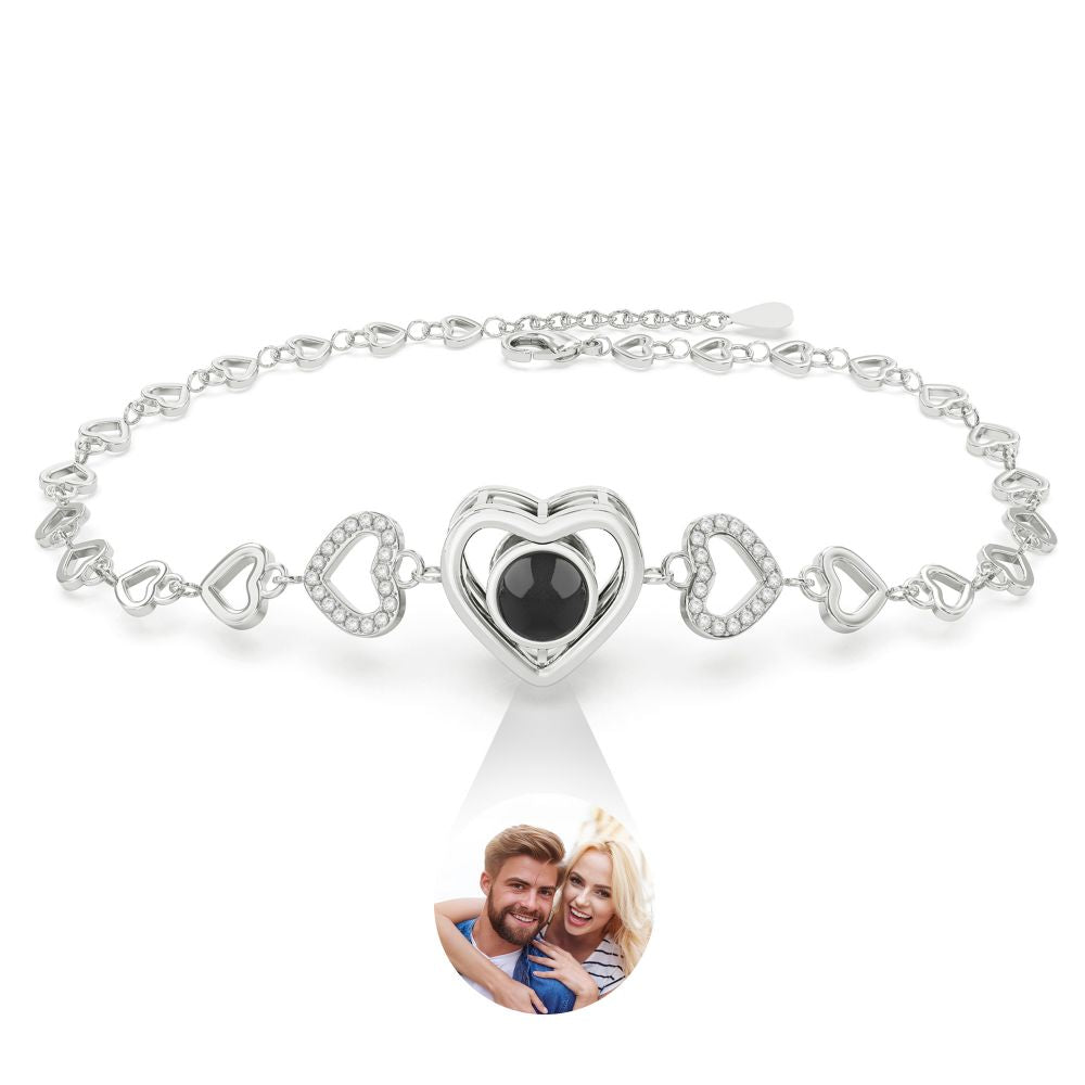 Personalized Soulshine Heart Projection Bracelet
