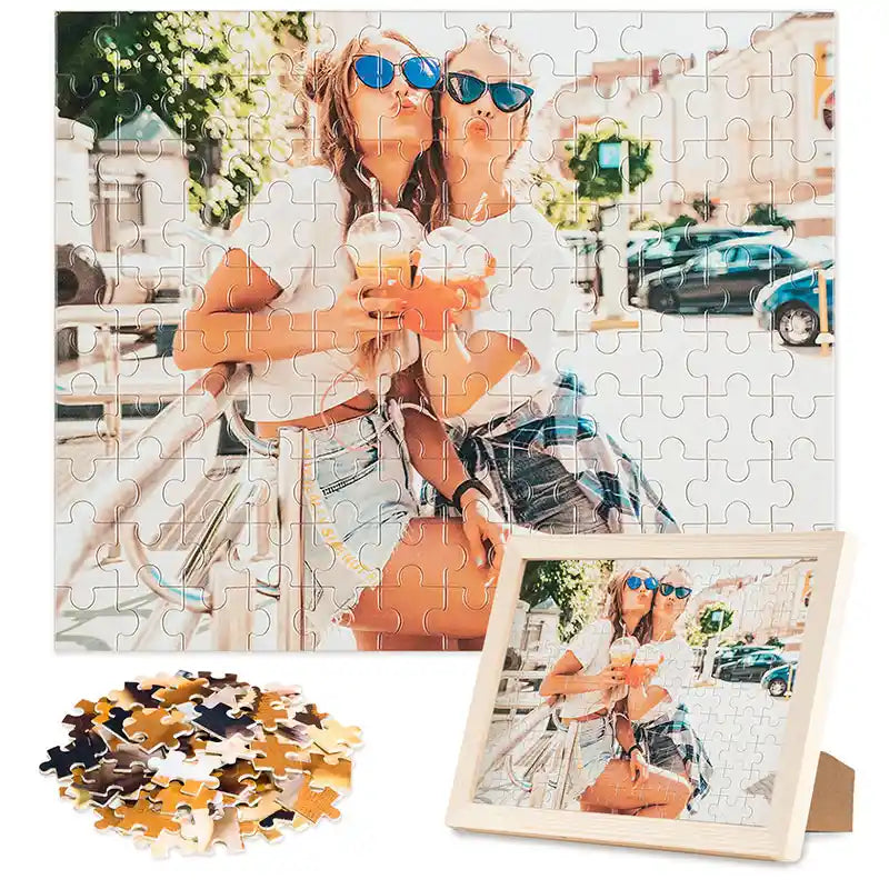 Custom Photo Puzzle Best Friends Gifts 120 Pieces(20x25cm)