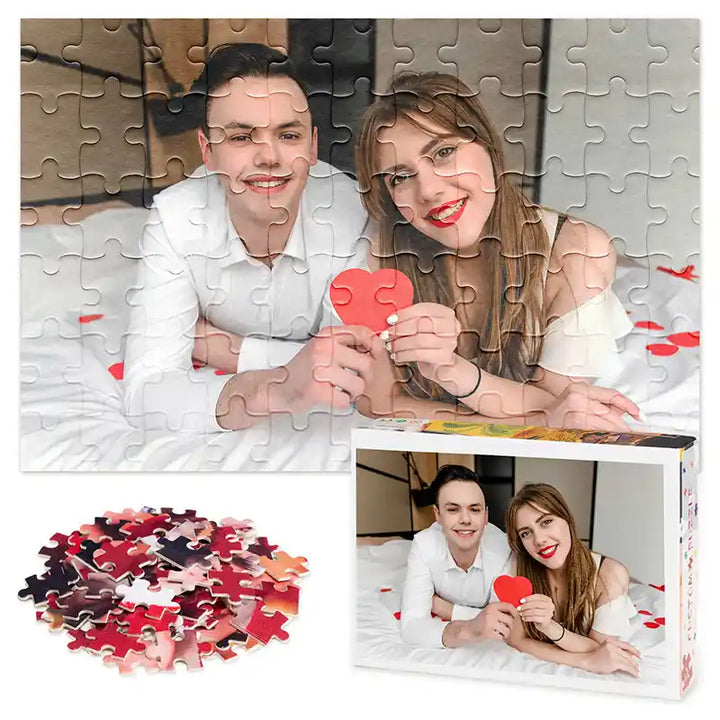 Custom Photo Puzzle Valentine's Day Gifts 35 Pieces(10x15cm)