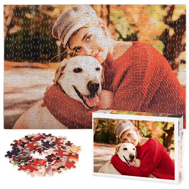 Custom Pet Photo Puzzle Gifts 300 Pieces(26x38cm)