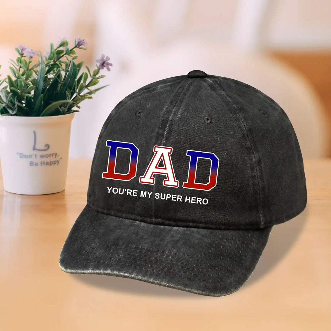 Easycosy Custom Baseball Cap Men Gifts for Dad（Made in USA）