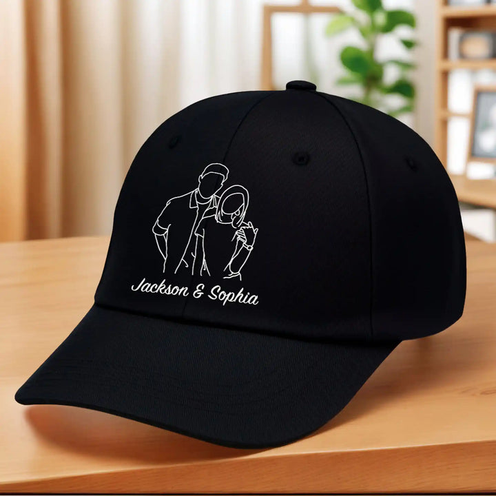 Easycosy Custom Baseball Cap Fathers Day Hats（Made in USA）