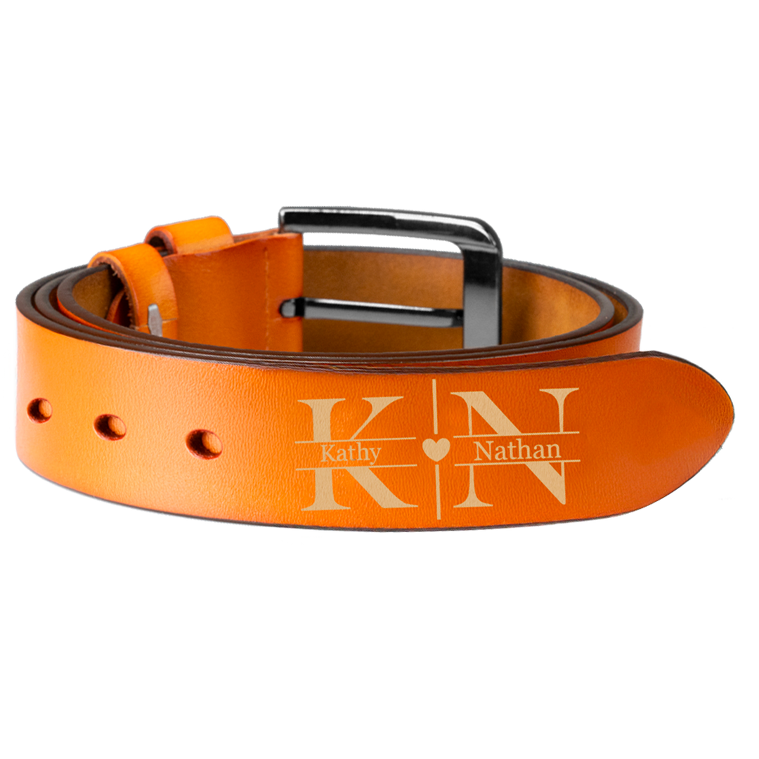 Easycosy Personalized Leather Belt-6（Made in USA）