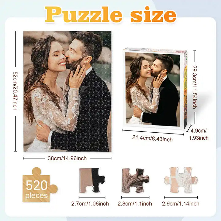 Custom Photo Puzzle Gifts 520 Pieces(38x52cm)