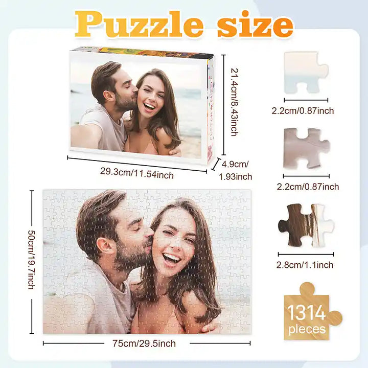 Custom Photo Puzzle Gifts 1314 Pieces(75x50cm)