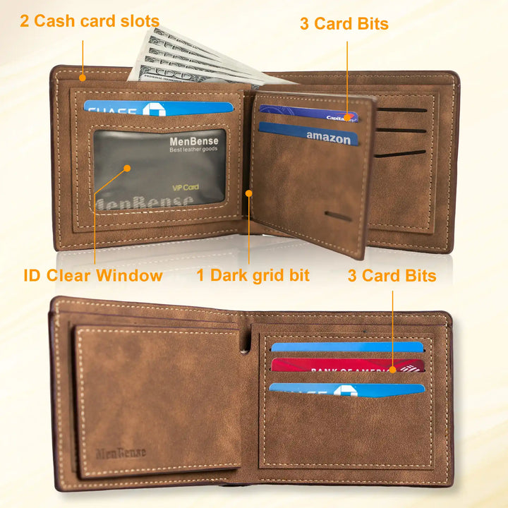 Easycosy Personalized Photo Wallet Engraved with Text（Made in USA）