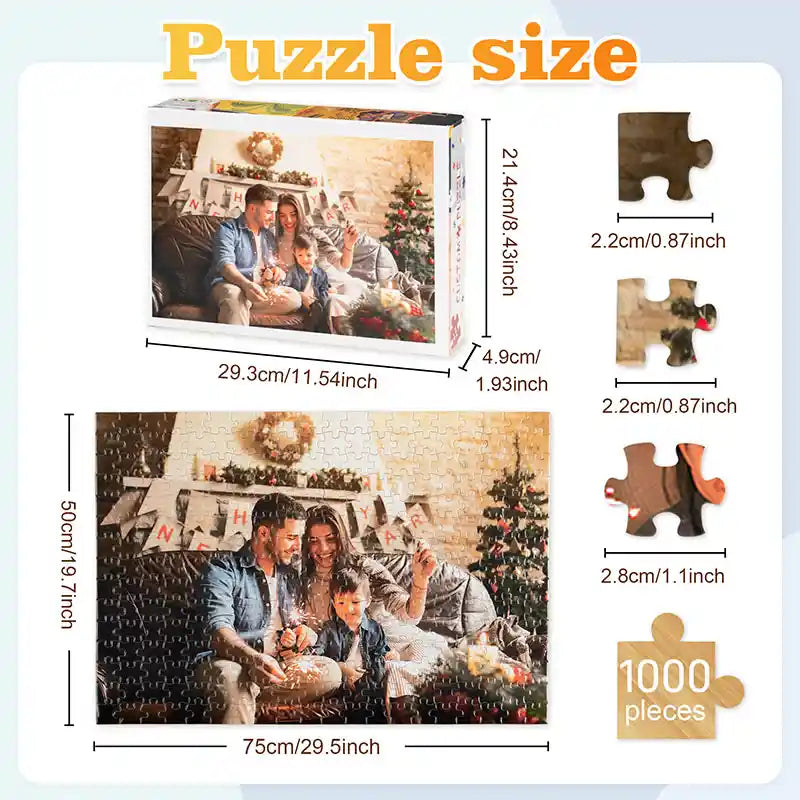 Custom Photo Puzzle Gifts 1000 Pieces(75x50cm)