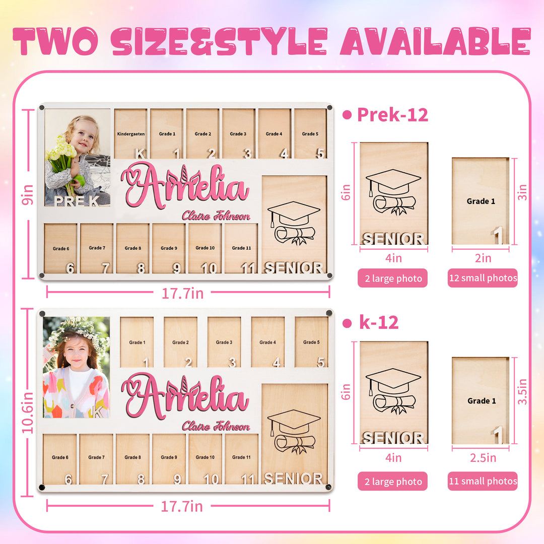 Easycosy  K-12 School Picture Frame Custom Wooden Frame-1