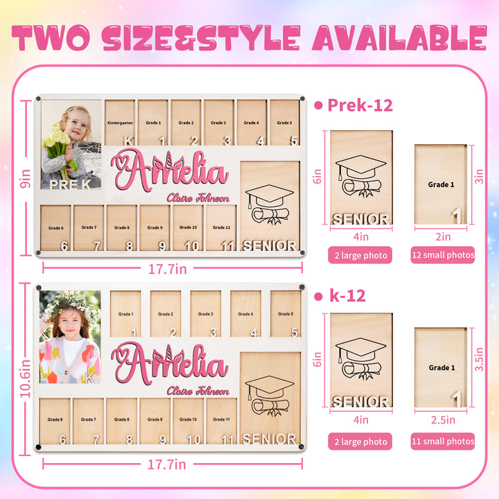 Easycosy  K-12 School Picture Frame Custom Wooden Frame-1