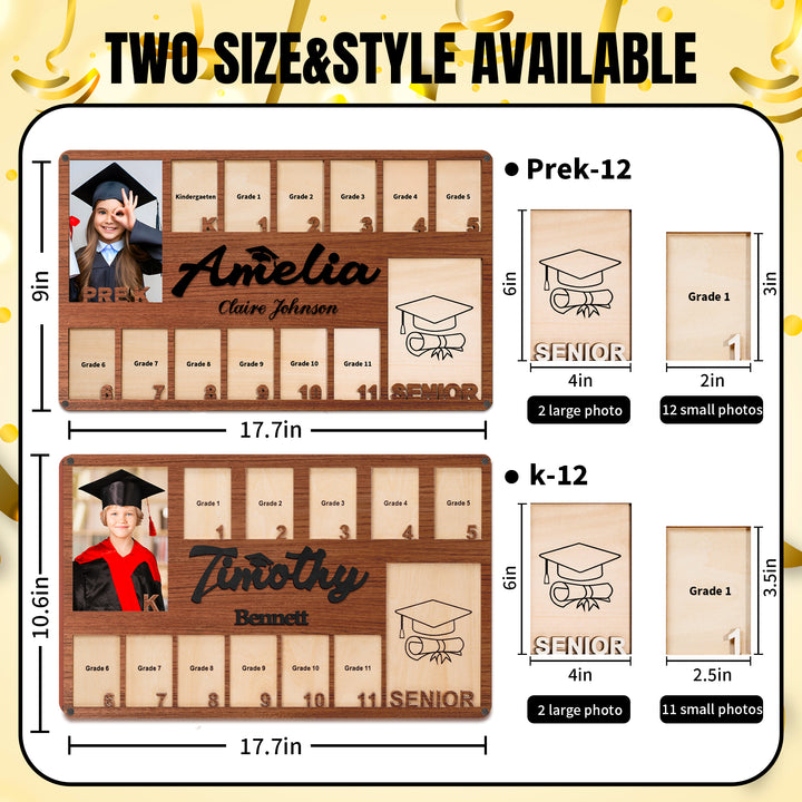 Easycosy  K-12 School Picture Frame Custom Wooden Frame-3
