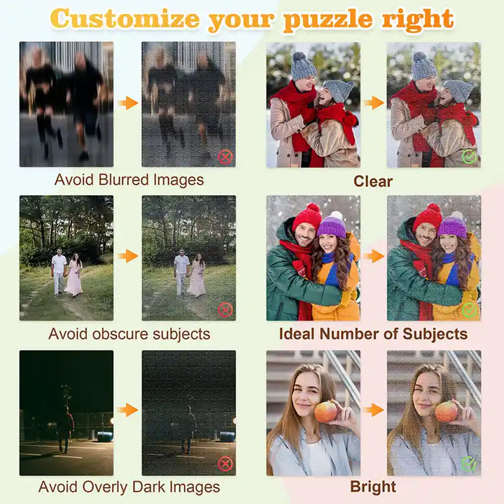 Custom Photo Puzzle Gifts 520 Pieces(38x52cm)