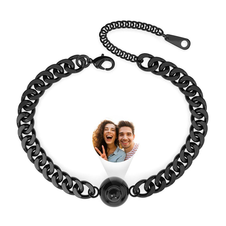 Personalized Cuban-Armband Projection Bracelet