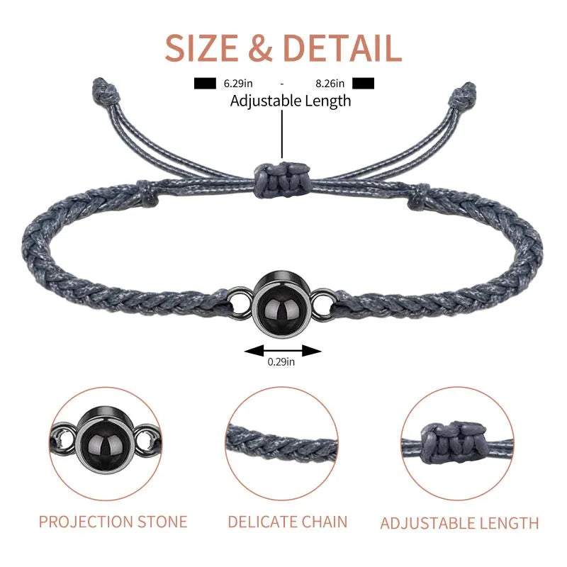 Easycosy Customized Personalized Photo Bracelet