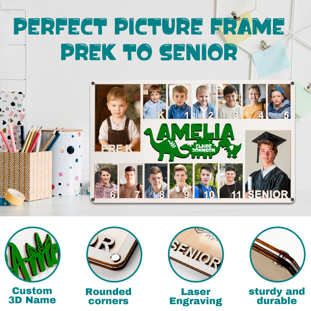 Easycosy  K-12 School Picture Frame Custom Wooden Frame-2