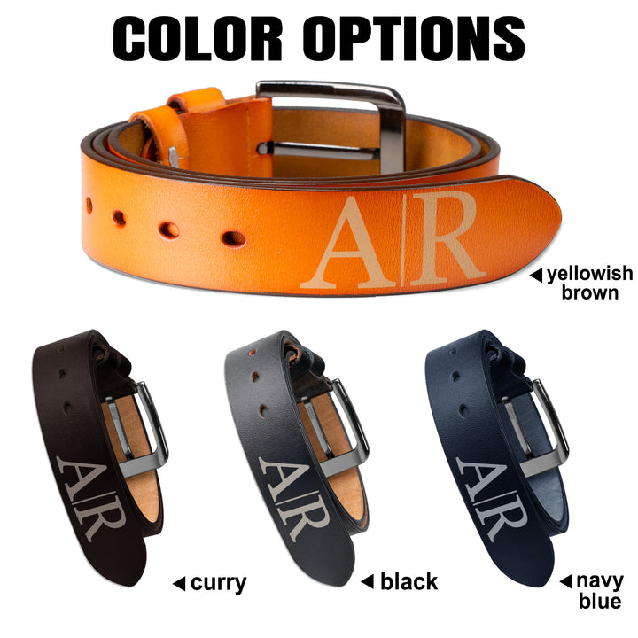 Easycosy Personalized Leather Belt-4（Made in USA）