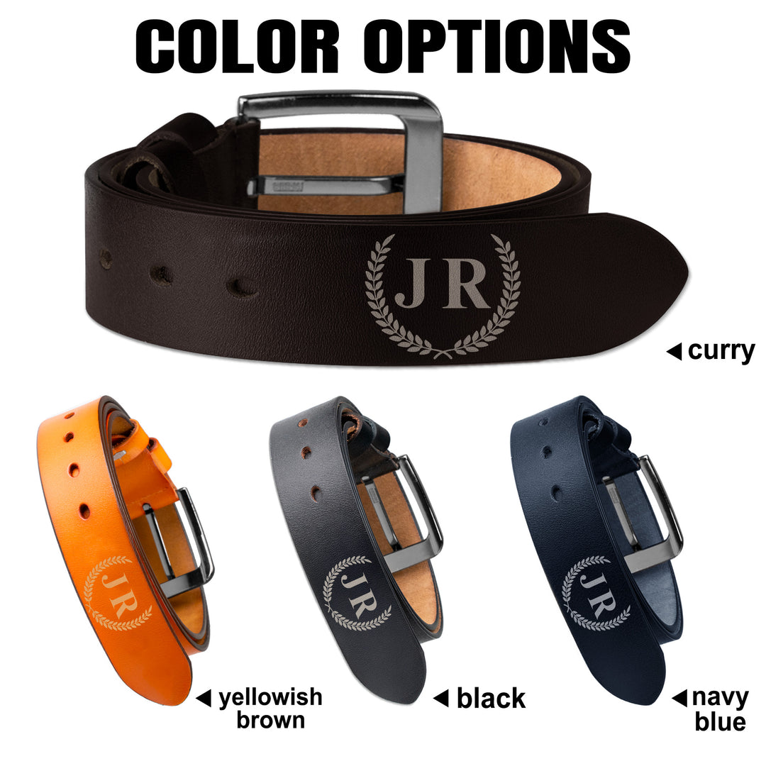Easycosy Personalized Leather Belt-5（Made in USA）