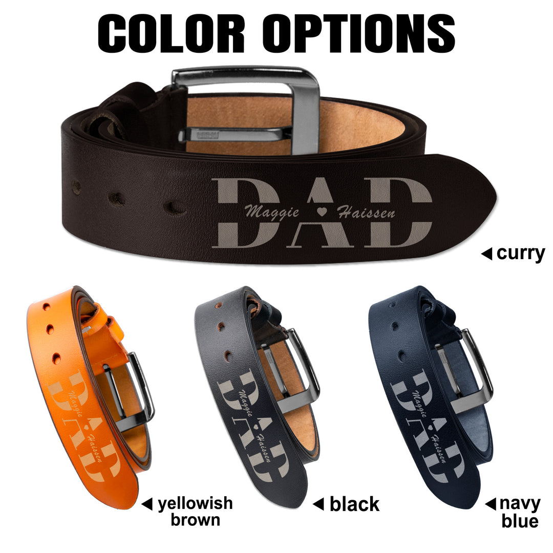 Easycosy Personalized Leather Belt-2（Made in USA）