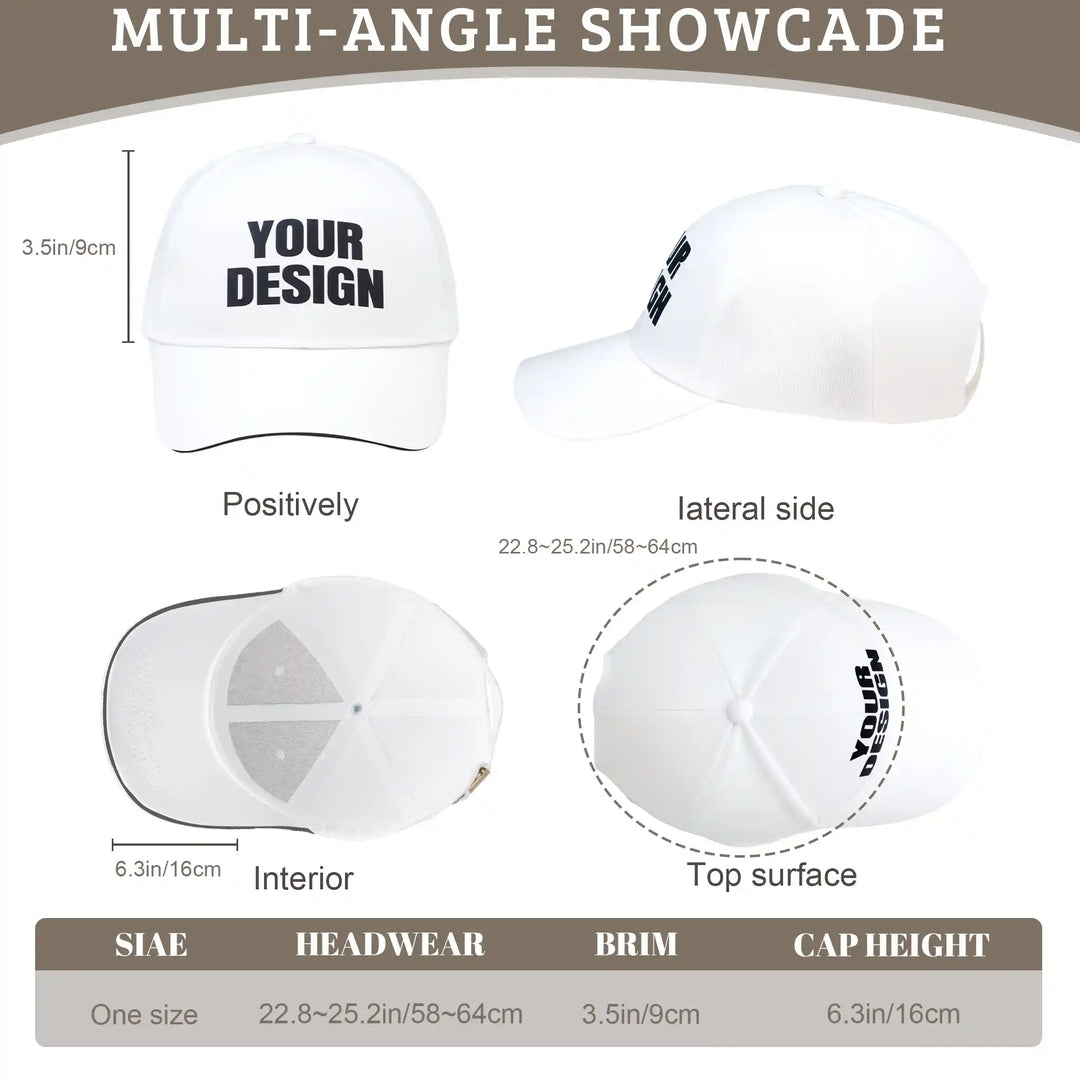 Easycosy Custom Baseball Cap Personalized Trucker Hat（Made in USA）