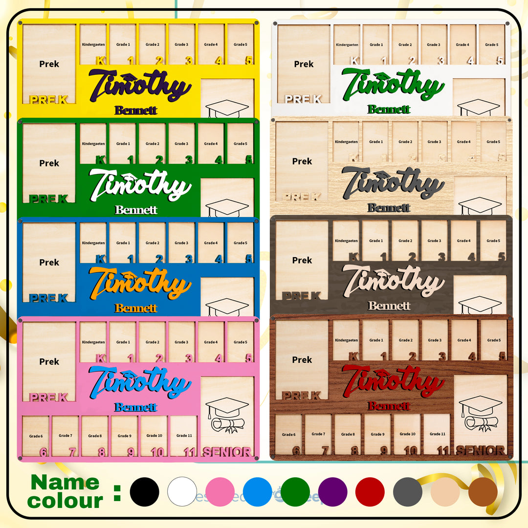 Easycosy  K-12 School Picture Frame Custom Wooden Frame-3