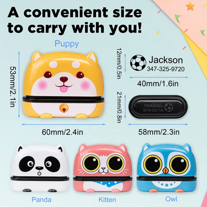 Easycosy Name Stamp Custom Clothing Labels for Kids