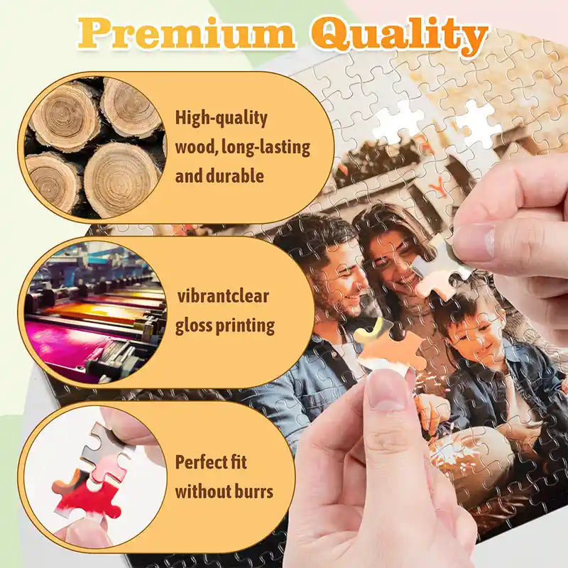 Custom Photo Puzzle Gifts 1000 Pieces(75x50cm)