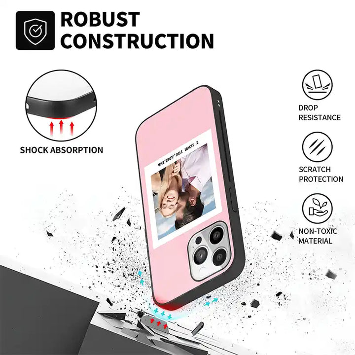 Custom Photo Text iPhone Case