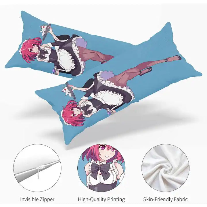 Custom Photo Extra Long Body Pillow Throw Pillow Cover With Text