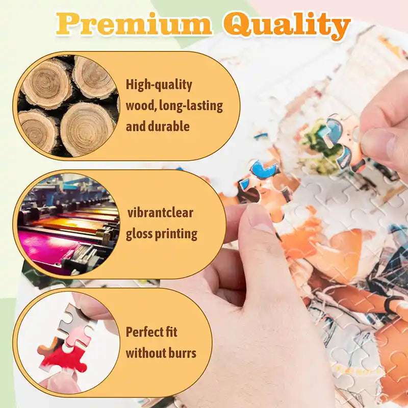 Custom Photo Puzzle Best Friends Gifts 120 Pieces(20x25cm)