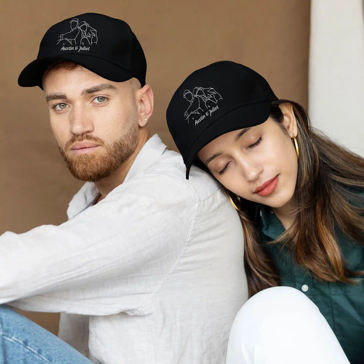 Easycosy Custom Baseball Cap Fathers Day Hats（Made in USA）