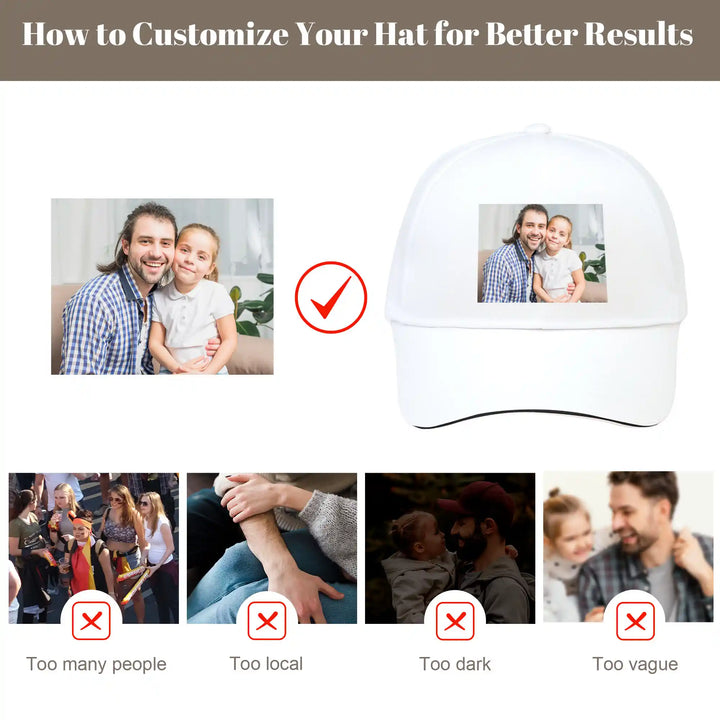 Easycosy Custom Baseball Cap Personalized Trucker Hat（Made in USA）