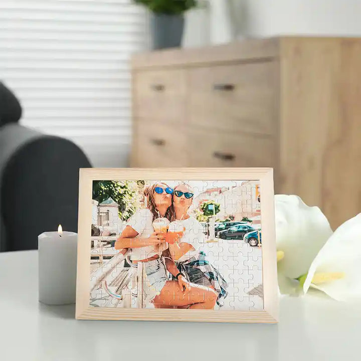 Custom Photo Puzzle Best Friends Gifts 120 Pieces(20x25cm)