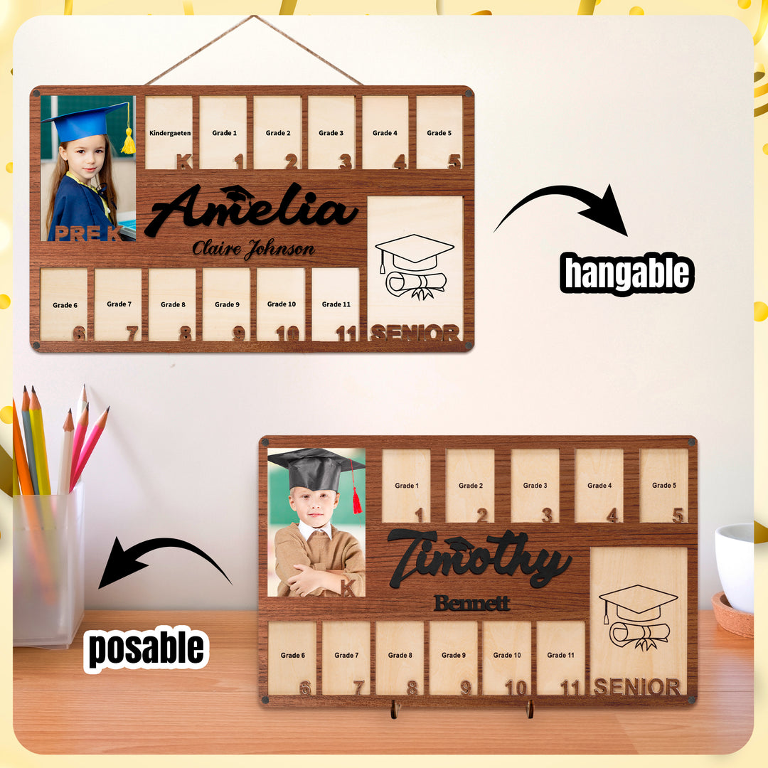 Easycosy  K-12 School Picture Frame Custom Wooden Frame-3