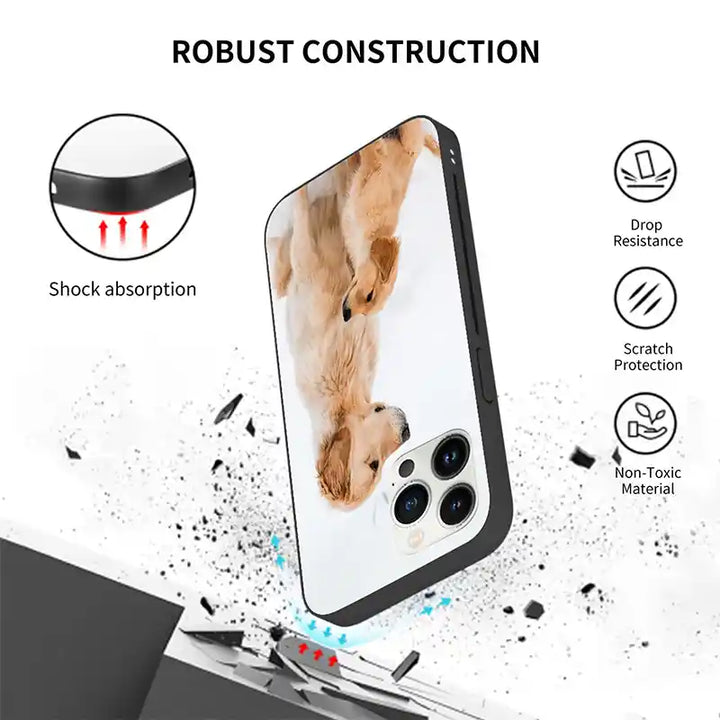 Custom Full Photo Text iPhone Case