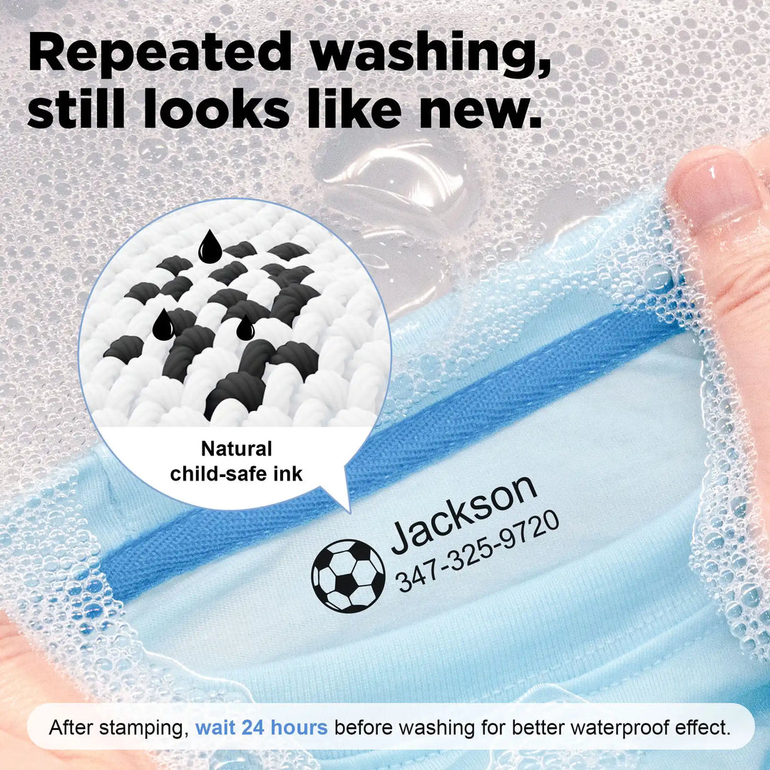 Easycosy Name Stamp Custom Clothing Labels for Kids