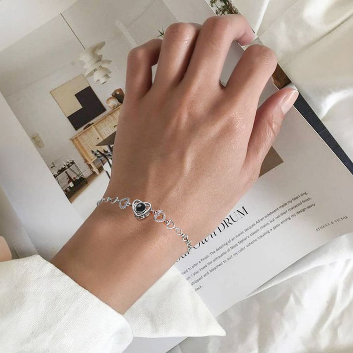 Personalized Soulshine Heart Projection Bracelet