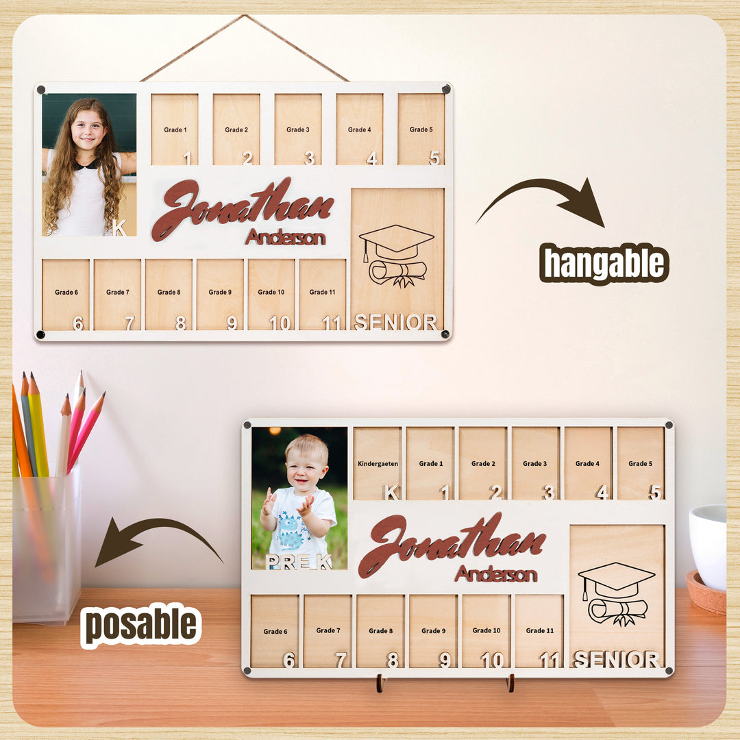 Easycosy  K-12 School Picture Frame Custom Wooden Frame