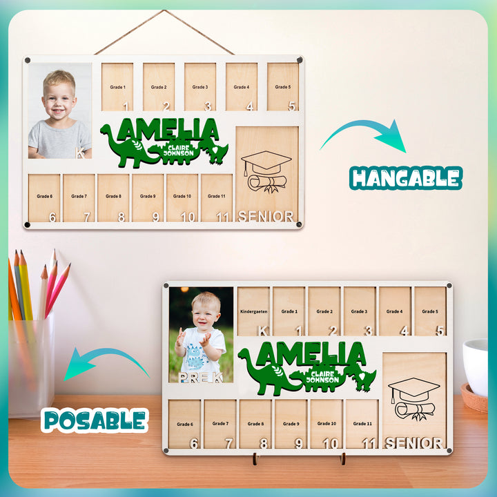 Easycosy  K-12 School Picture Frame Custom Wooden Frame-2