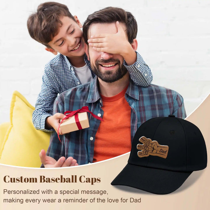 Easycosy Custom Baseball Cap with Leather Patch（Made in USA）