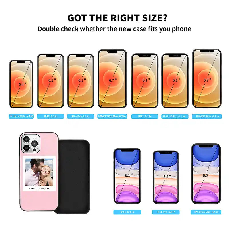 Custom Photo Text iPhone Case