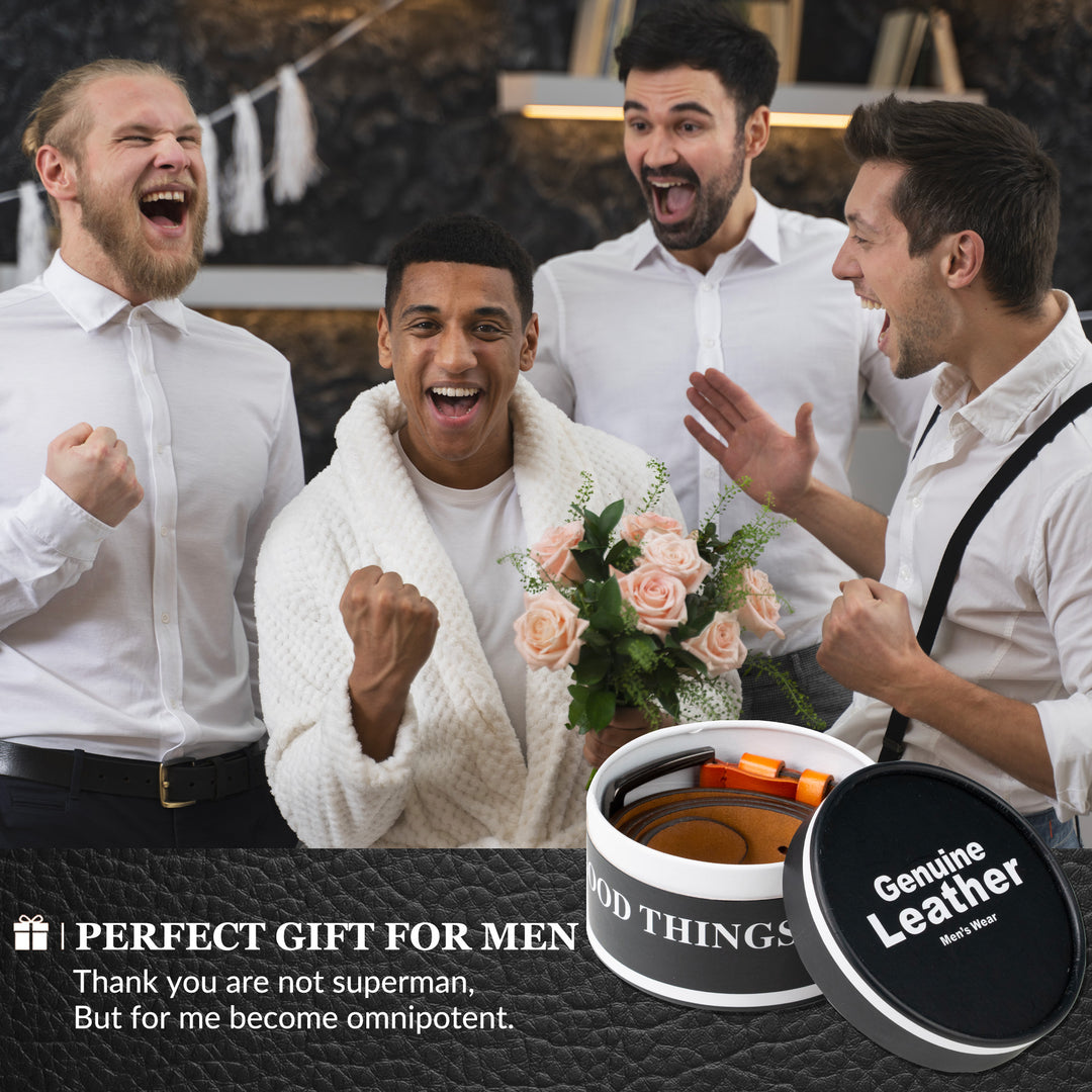 Easycosy Personalized Leather Belt-3（Made in USA）